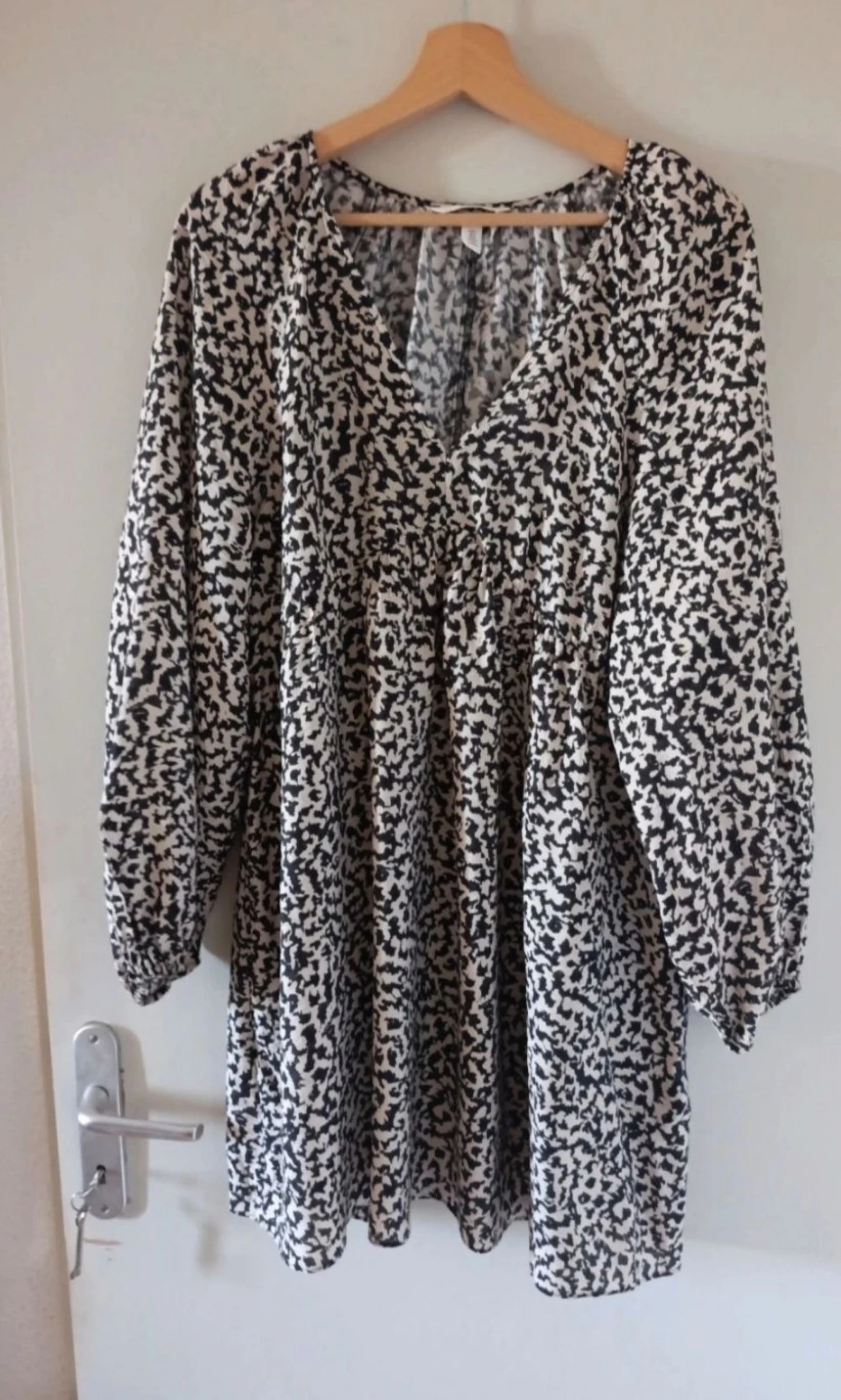 Babydoll jurk van viscose H&M maat 40/42 – photo 3